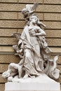 Sculpture on house of opera theater in Odessa, Ukraine. Royalty Free Stock Photo