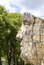 Sculpture by Igor Mitoraj in the Boboli Gardens in Florence, Italy