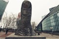 Sculpture of Igor Mitoraj in La Defense in Paris