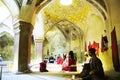 Sculpture, interiors of Vakil Bath, a famous public bath in Shiraz, Iran.