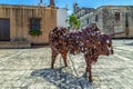 Sculpture of an iron bull, Santo Domingo, Dominican Republic