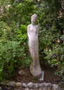 Sculpture by Jean Philippe Richard in the Exotic Garden of Eze, France