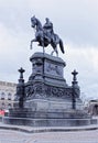 Sculpture of John King of Saxony on Theater Square