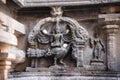 Sculpture of Kartikeya, Brihadishvara Temple, Thanjavur, Tamil Nadu, India Royalty Free Stock Photo