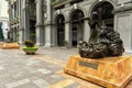Sculpture of `Leadership` Liderazgo in front of Municipal Palace of Guayaquil, Ecuador