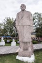 Sculpture Lenin in the park Muzeon, granite. Sculptor V.Chazov