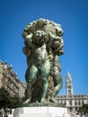 Sculpture on Liberdade Square, Porto