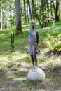 Sculpture `Little princess` in Ilzenberg sculpture park