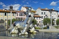 Sculpture Loch Ness Monster by Niki de Saint Phalle, french sculptor