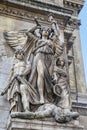 Sculpture Lyric drama by Jean Perrault at the Opera Garnier in Paris Royalty Free Stock Photo