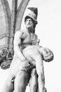 Sculpture of Menelaus supporting the body of Patroclus Royalty Free Stock Photo
