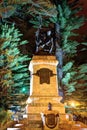 Monument to the hero Abdon Calderon in Cuenca, Ecuador