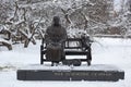 Sculpture of Mother of the first cosmonaut.