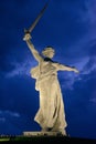 The sculpture `Motherland calls!` Royalty Free Stock Photo