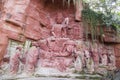 The sculpture in mount emei,china