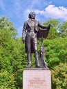 Sculpture of the musician Felic Mendelssohn Bartholdy n Duesseldorf