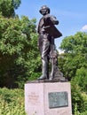 Sculpture of the musician Felic Mendelssohn Bartholdy n Duesseldorf