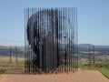 Sculpture at the Nelson Mandela Capture Site, South Africa. Royalty Free Stock Photo