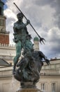 Sculpture of Neptun. Poznan in Poland