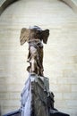Sculpture of Nike of Samothrace in the Louvre