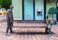 Sculpture of the open-air modern art exhibition in Bad Ragaz, Switzerland