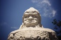 Sculpture outside the King Kong throne of Zhenjue temple, Wuta temple, Beijing - closeup shot