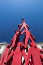 Sculpture outside La Spezia Railway Station, Le Spezia, Italy, 20th May 2016 Royalty Free Stock Photo