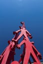 Sculpture outside La Spezia Railway Station, Le Spezia, Italy, 20th May 2016 Royalty Free Stock Photo