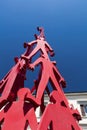 Sculpture outside La Spezia Railway Station, Le Spezia, Italy, 20th May 2016 Royalty Free Stock Photo