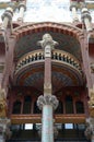 Sculpture at Palau de la MÃÂºsica Catalana Royalty Free Stock Photo