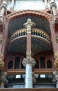 Sculpture at Palau de la MÃÂºsica Catalana Royalty Free Stock Photo