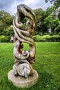 Sculpture in the Parc des trois berets in Saint Jean Port Joli Royalty Free Stock Photo