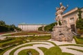 Sculpture of Paris abducting Helen in Mirabellgarten Mirabell g