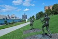 Sculpture Park beside the Detroit River