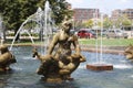 Sculpture part Carl Milles Water Fountain, St. Louis Royalty Free Stock Photo