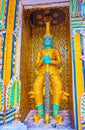 The sculpture of Phaya Khon in Wat Pho temple in Bangkok, Thailand