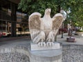 Eagle sculpted from Indiana Limestone