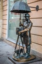 Sculpture Photographer with a dog in Saint Peterburg