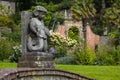 Sculpture on the Piazza in Portmeirion, North Wales, UK Royalty Free Stock Photo