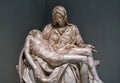 sculpture Pieta, Lamentation of Christ, Michelangelo Buonarroti in the Pushkin Museum