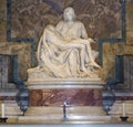 Sculpture Pieta sculpted by Michelangelo Buonarroti