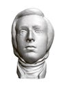 Sculpture of the Polish composer and pianist Frederic Chopin. 3D. Vector illustration Royalty Free Stock Photo