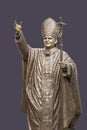 Sculpture of the pope John Paul II