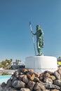 Sculpture of Poseidon in Mastichari on Kos island