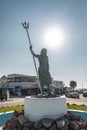 Sculpture of Poseidon in Mastichari on Kos island