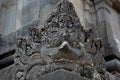 sculpture in Prambanan or Roro Jonggrang Temple in Indonesia