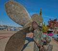 Sculpture at Puget Sound Naval Shipyard (PSNS), Bremerton, Washington