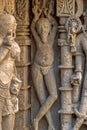 03 04 2019 Sculpture at Rani Ki Vav constructed by Queen Udayamati wife of King Bhimdeva  UNESCO World Heritage SitesPatan North G Royalty Free Stock Photo