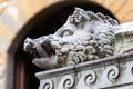 Sculpture of the Renaissance in Piazza della Signoria in Florence Royalty Free Stock Photo