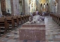 Sculpture of Saint Adalbert located in the Metropolitan Cathdral of Saints Vitus, Wenceslaus and Adalbert, Prague Castle